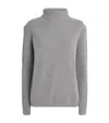 Falke Virgin Wool-blend Mock-neck Sweater In Gray