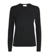 Falke Virgin Wool Crew-neck Sweater In Black