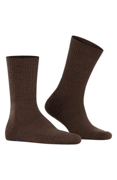 Falke Walkie Light Hiking Socks In Dark Brown