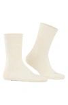 Falke Walkie Light Hiking Socks In Wool White