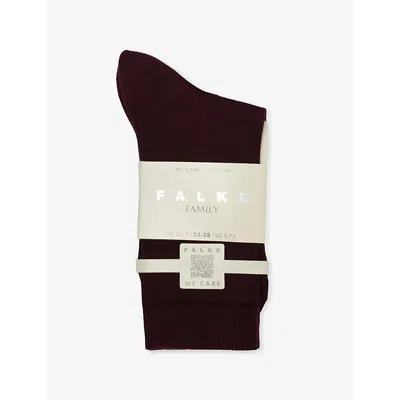 Falke Womens Barolo Branded Cotton-blend Socks