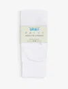 Falke Womens 2000 White Sensitive London Stretch-cotton-blend Socks In 2000 White
