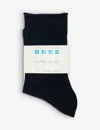 Falke Womens 3000 Black Active Breeze Stretch-lyocell-blend Socks In Black