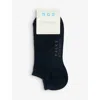 Falke Womens 3000 Black Active Breeze Stretch-woven Socks In 3000 Black