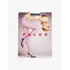 Falke Womens 3009 Black Fluid Fashion Stretch-woven Tights In Pink