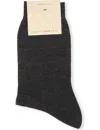 Falke Womens 3089 Anthra Mel No 3 Wool-silk Socks In 3089 Anthra Mel (black)