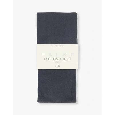 Falke Womens 3146 Graphite Cotton Touch Organic-cotton Blend Tights