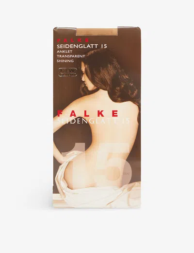 Falke Seidenglatt 15 Stretch-woven Socks In Nude (lingerie)