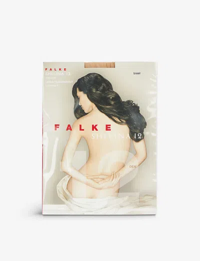 Falke Shelina 12 Denier Stretch-woven Tights In Brazil:467