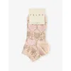 Falke Womens Creme Cuban Retreat Knitted Trainer Socks