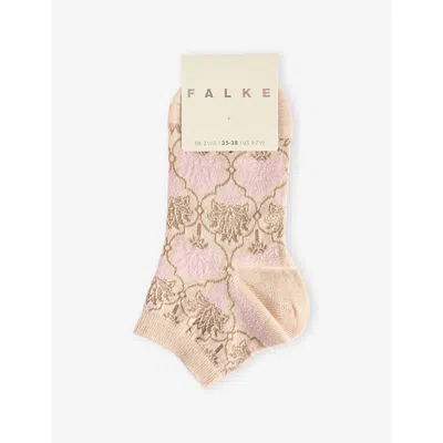 Falke Womens Creme Cuban Retreat Knitted Trainer Socks