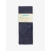 Falke Womens Dark Blue Mel. Sensitive London Stretch-cotton-blend Socks Eur 39-42/6-9 Uk In Multi
