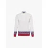 Falke Womens  Ergonomic Sport System Troyer Quarter-zip Wool-blend Knit Jumper In 2040 Offwhite