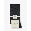 Falke Shiny-finish Mid-calf Recycled Polyamide-blend Knitted Socks In Dark Navy