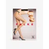 Shop Falke Womens 3335 Bl./gold Fascination 20 Denier Stretch-woven Tights