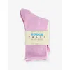 Falke Womens Shell Pink Active Breeze Stretch-lyocell-blend Socks