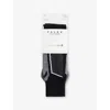 Falke Womens 3010 Black Mix Sk4 Advanced Contrast-panel Woven Knee-length Socks