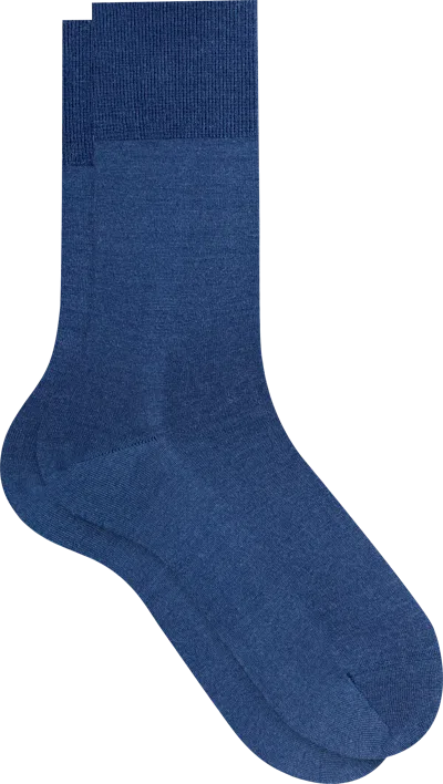 Falke Wool Airport Socks, 1-pair In Blue