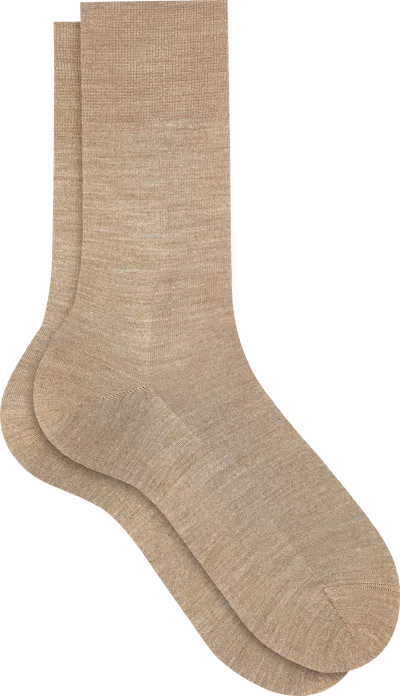 Falke Wool Airport Socks, 1-pair In Brown