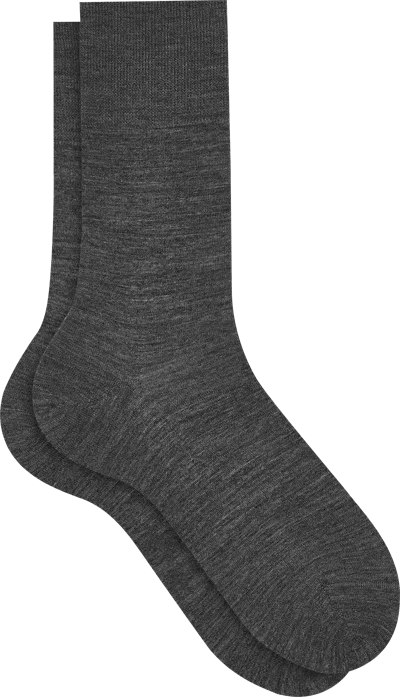 Falke Wool Airport Socks, 1-pair In Gray