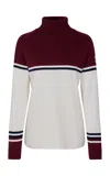 Falke Wool-blend Turtleneck Ski Sweater In Red