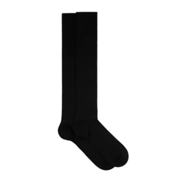 Falke Wool Mid-calf Socks In Black