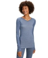 Falke Wool Tech Light Base Layer Top In Blue