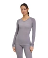 Falke Wool Tech Light Base Layer Top In Gray