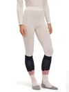 Falke White Wool Tech Tights In White
