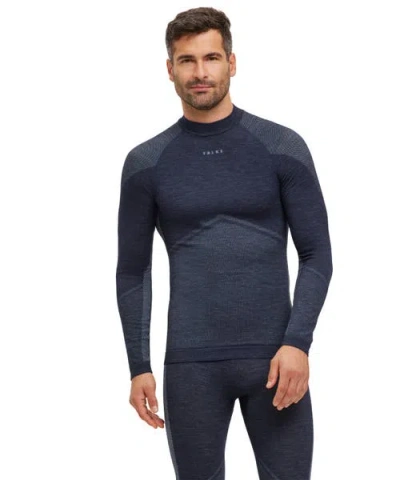Falke Wool Tech Trend Base Layer Top In Blue