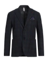 Falko Rosso® Falko Rosso Man Blazer Midnight Blue Size 40 Polyester, Linen