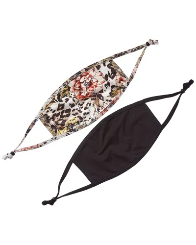 Fallon & Royce Pack Of 2 Cloth Face Masks In Brown