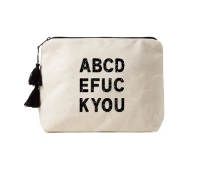 Fallon & Royce Women's Crystal Bikini Bag In Abcdef*ckyou In Multi