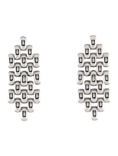 Pre-owned Fallon Chain Drop Earrings In Multi