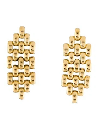 Pre-owned Fallon Chain Drop Earrings In Multi