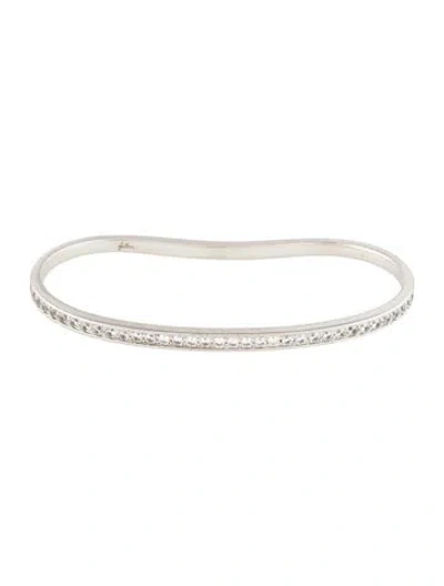 Pre-owned Fallon Crystal Palm Bracelet, 7" In Multi