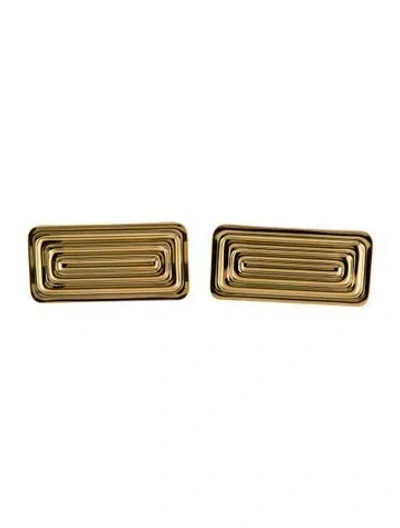 Pre-owned Fallon Horizontal Zen Garden Earrings In Multi