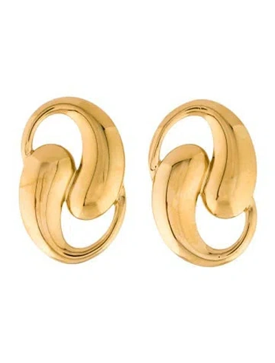 Pre-owned Fallon Interlocking Swirl Drop Earrings In Multicolor