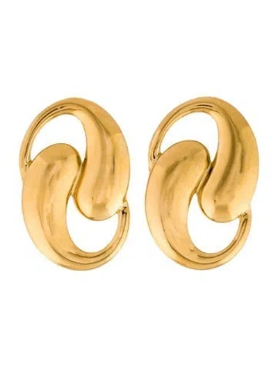 Pre-owned Fallon Interlocking Swirl Drop Earrings In Multicolor