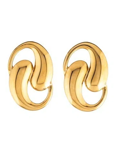 Pre-owned Fallon Interlocking Swirl Drop Earrings In Multicolor