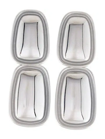 Pre-owned Fallon Polished Pebble Drop Earrings In Multi