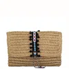 Fallon & Royce Reese Clutch In Black In Beige