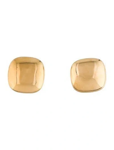 Pre-owned Fallon Square Stud Earrings In Multi