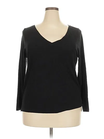 Pre-owned Falls Creek 3/4 Sleeve T-shirt In Black