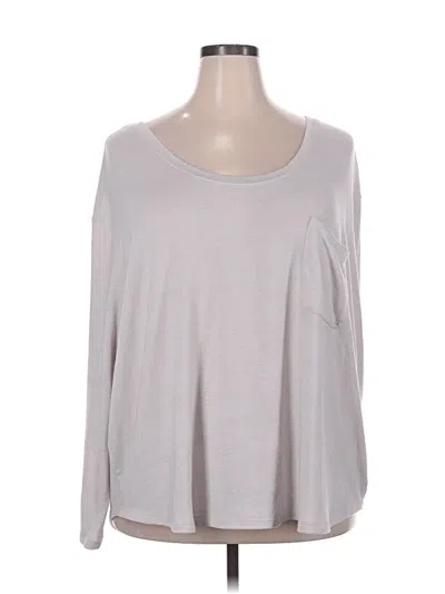 Pre-owned Falls Creek 3/4 Sleeve T-shirt In Gray