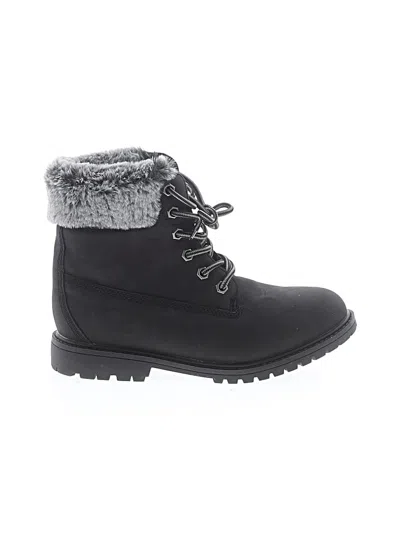 Pre-owned Falls Creek Ankle Boots In Black
