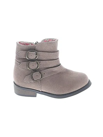 Pre-owned Falls Creek Kids' Ankle Boots In Gray