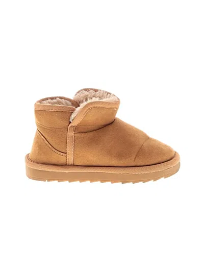 Pre-owned Falls Creek Kids' Ankle Boots In Tan