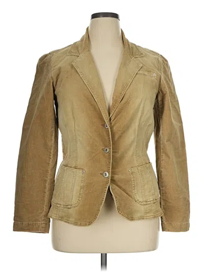 Pre-owned Falls Creek Blazer Jacket In Gold
