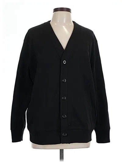 Pre-owned Falls Creek Cardigan Sweater In Black